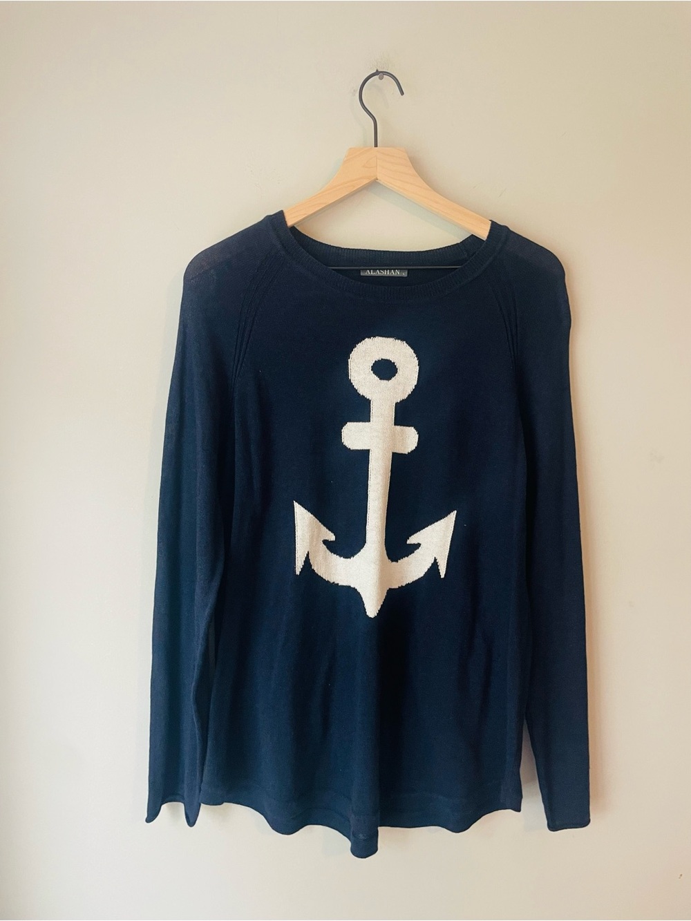 Alashan Cotton Cashmere Anchor Sweater